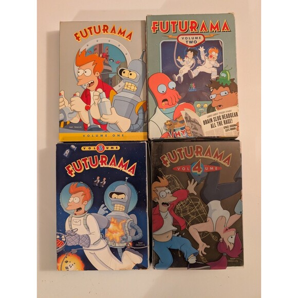 Futurama Volume 1 to 4 DVD Box Set Complete, All Disks In Great Shape! - Picture 1 of 5